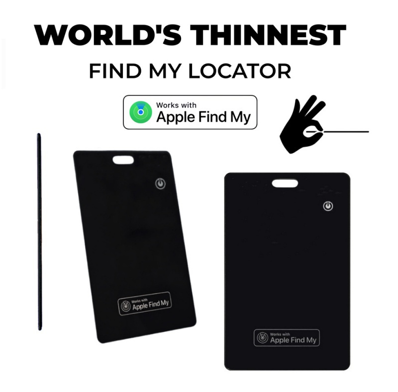 Thin Wallet Tracker Card, Smart Bluetooth Phone Tracker Key Finder for Men Slim Wallet Tracker with Loud Alarm