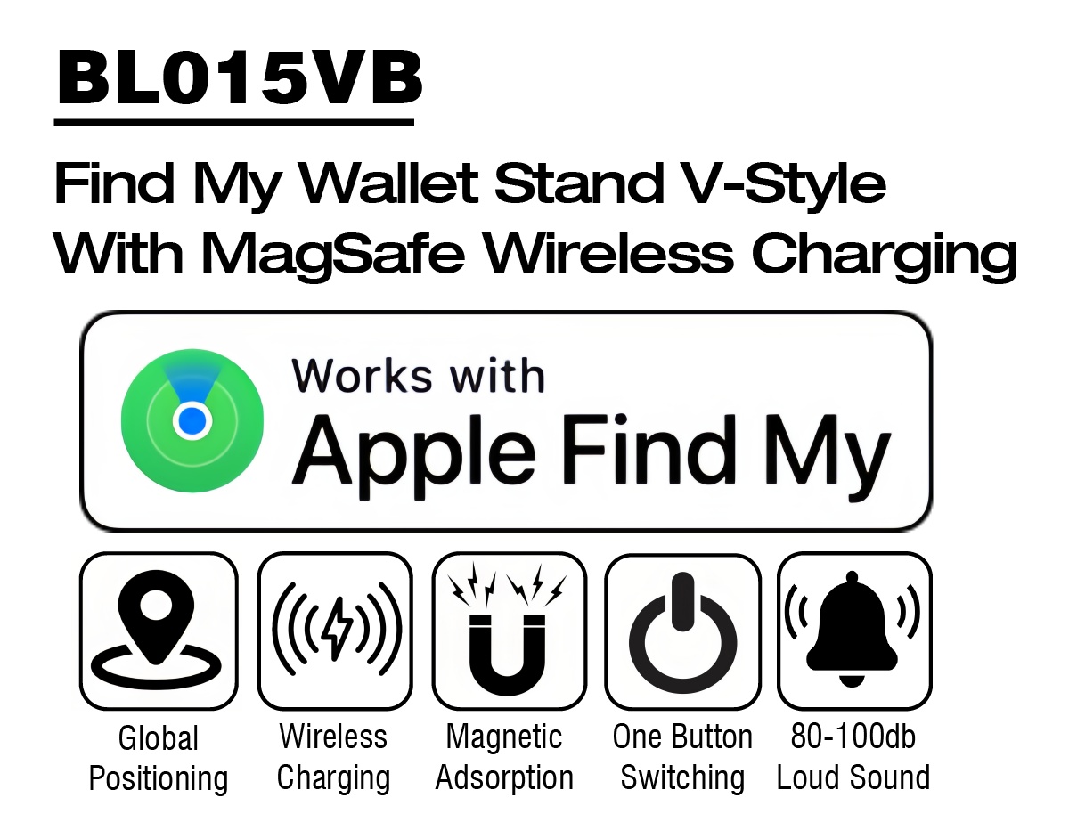 Anti Lost Tracking Device Find My Magnetic Mobile PhoneWallet Tracker Finder And Item Locator For iOS