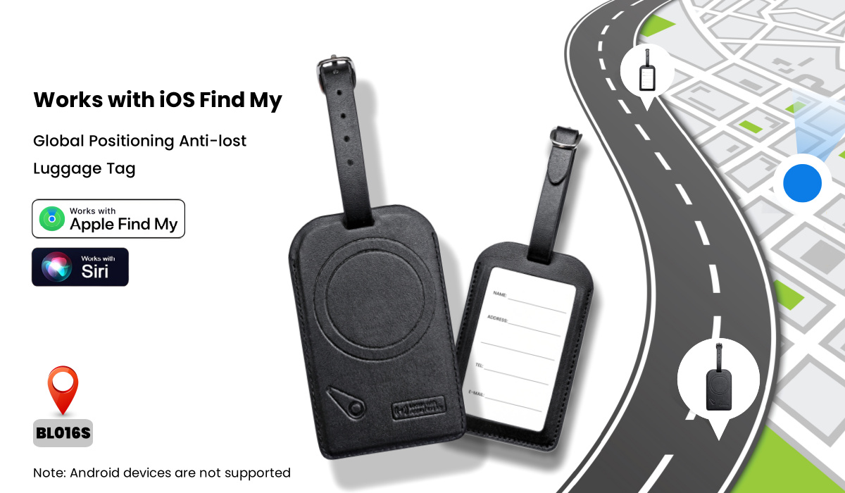 Finder Locator with Sound Find My Luggage Tracker Bluetooth Tag Works with Apple Find My